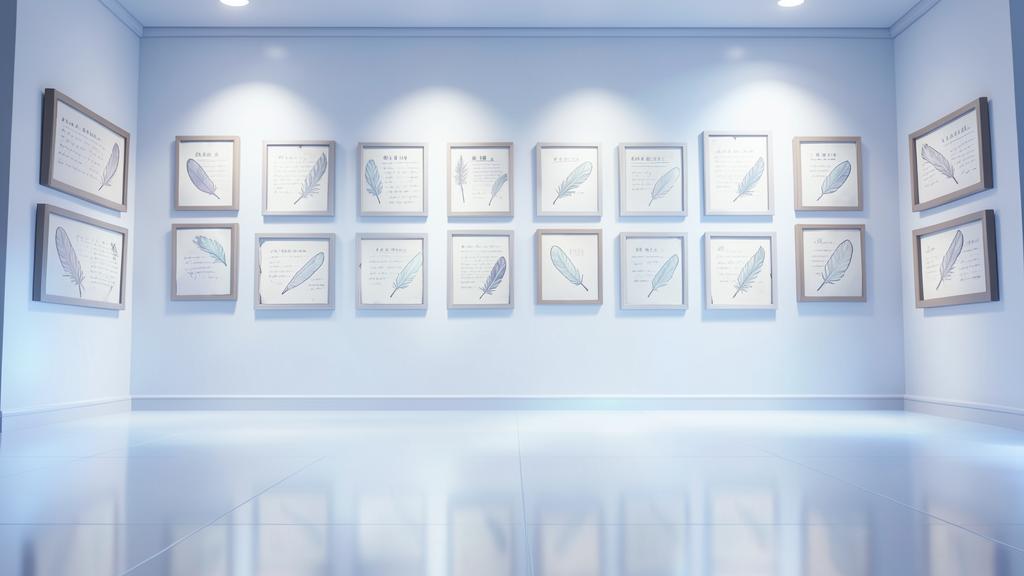 Original illustrated scene for Diary Maze: Ivory diary maze.